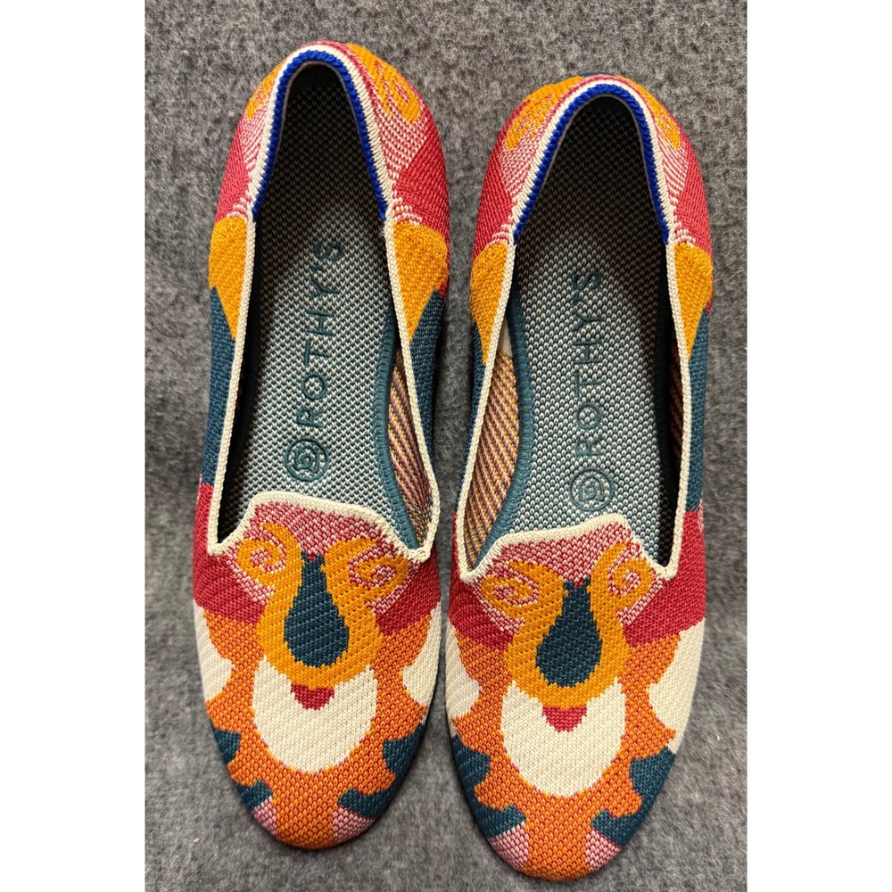 Rothy's Moroccan Amber Knit Flat Slip Ons - Picture 2 of 6